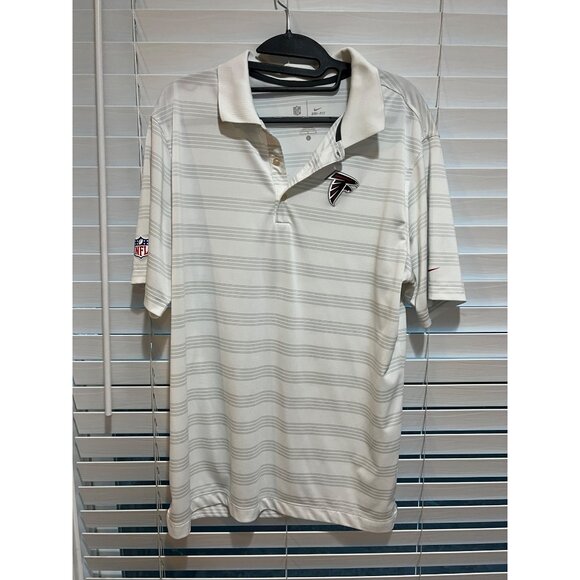 Nike Atlanta Falcons Polo Shirt -‎ Size L - Picture 1 of 3